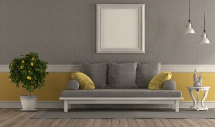 Ideas prácticas para combinar parquet gris y muebles