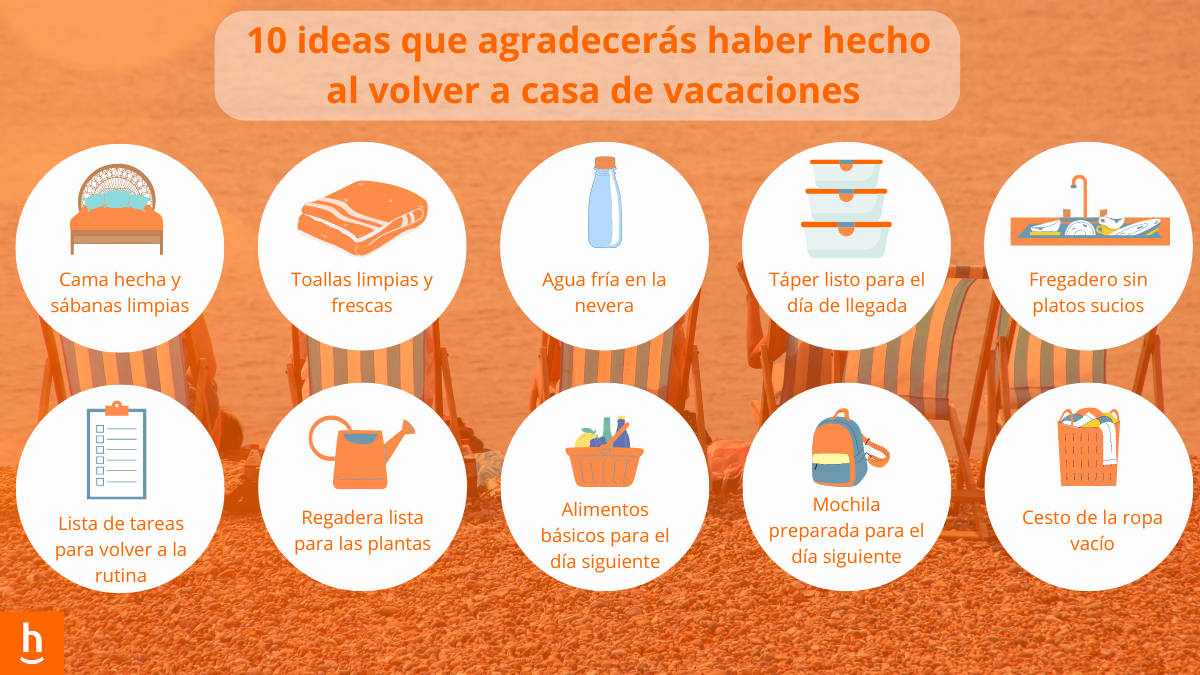 ideas para hacer la vuelta a casa de las vacaciones un poco más fácil