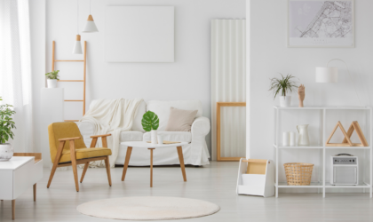 Qué color combina con el blanco para decorar una casa